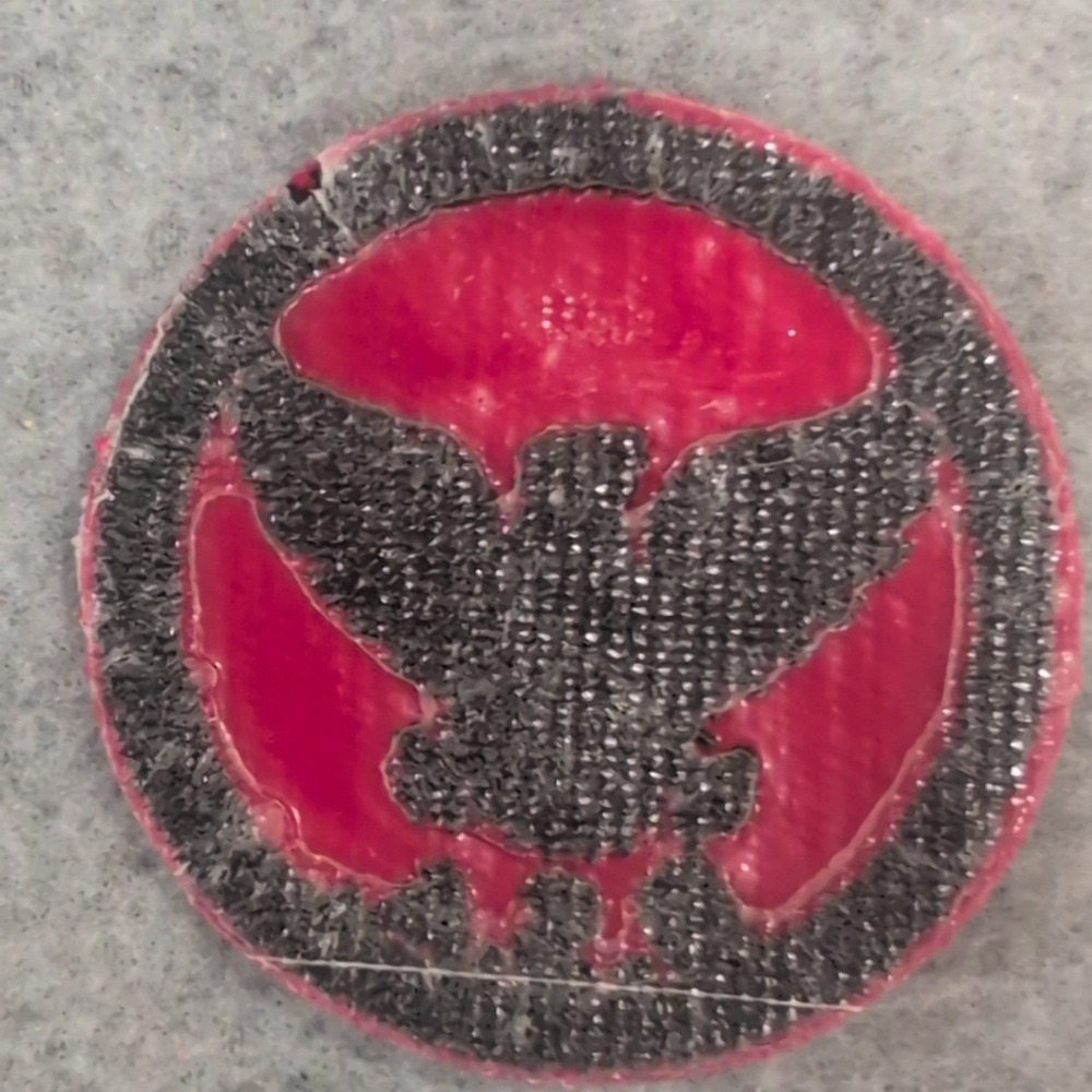Vintage Red Black Eagle BSA Boy Scouts of America Patrol Patch 2"‎ - Picture 2 of 2